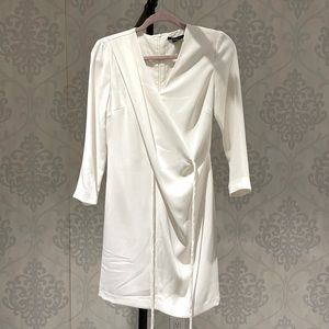Armani exchange white dress